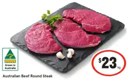 IGA Australian Beef Round Steak offer