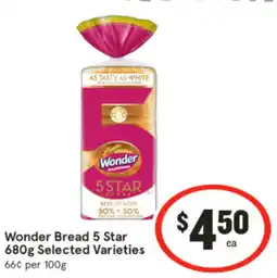 IGA Wonder Bread 5 Star offer