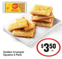 IGA Golden Crumpet Squares offer