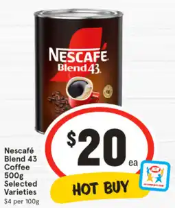 IGA Nescafé Blend 43 Coffee offer