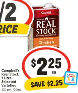 IGA Campbell's Real Stock offer