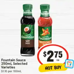 IGA Fountain Sauce offer