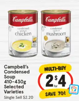 IGA Campbell's Condensed Soup offer