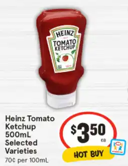 IGA Heinz Tomato Ketchup offer