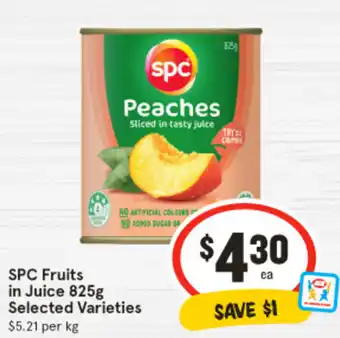 IGA SPC Fruits in Juice offer