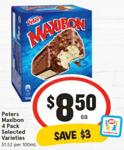 IGA Peters Maxibon offer