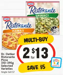 IGA Dr. Oetker Ristorante Pizza offer