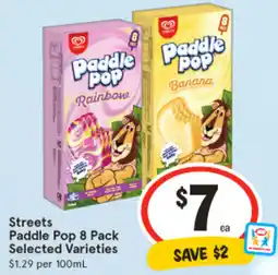 IGA Streets Paddle Pop offer