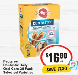 IGA Pedigree Dentastix Daily Oral Care offer