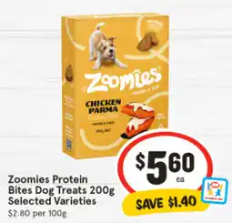 IGA Zoomies Protein Bites Dog Treats offer