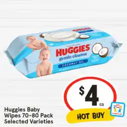 IGA Huggies Baby Wipes offer