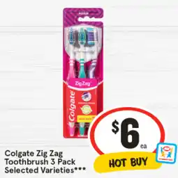 IGA Colgate Zig Zag Toothbrush offer