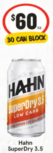 IGA Hahn SuperDry offer