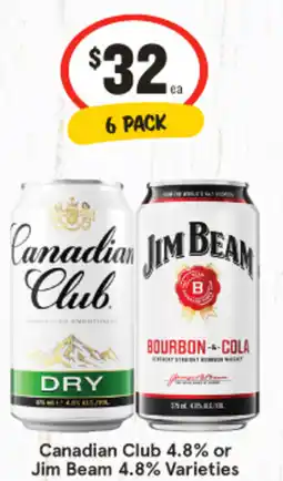 IGA Canadian Club or Jim Beam offer