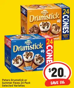 IGA Peters Drumstick or Summer Faves offer