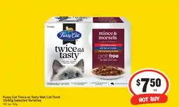 IGA Fussy Cat Twice as Tasty Wet Cat Food offer