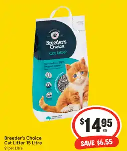 IGA Breeder's Choice Cat Litter offer