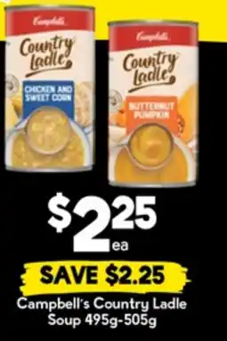 Drakes Campbell's Country Ladle Soup offer