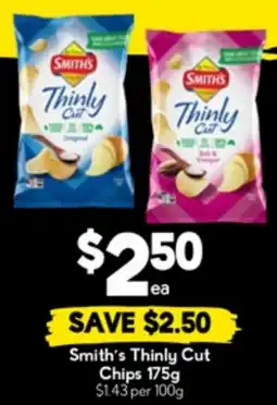 Drakes Smith's Thinly Cut Chips offer