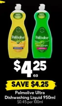 Drakes Palmolive Ultra Dishwashing Liquid offer