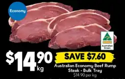 Drakes Steak - Bulk Tray Beef Rump offer