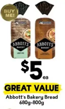Drakes Abbott's Bakery Bread offer