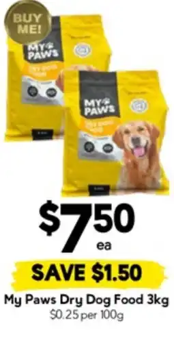 Drakes My Paws Dry Dog Food offer