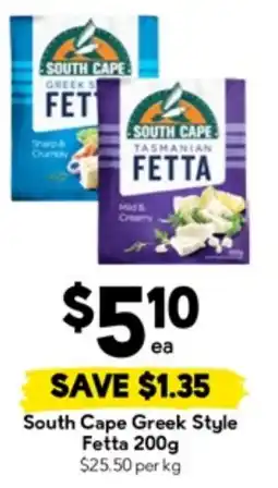 Drakes South Cape Greek Style Fetta offer
