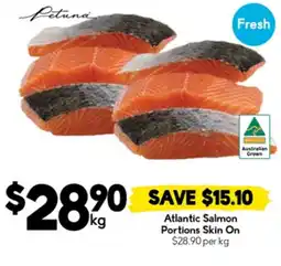 Drakes Atlantic Salmon Portions Skin On offer