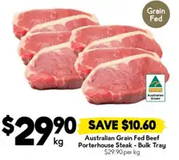 Drakes Beef Porterhouse Steak - Bulk Tray offer