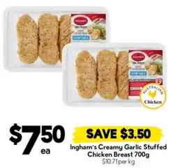 Drakes Garlic Stuffed Chicken Breast offer