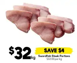 Drakes Swordfish Steak Portions offer