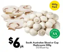 Drakes South Australian Sliced or Cup Mushrooms offer