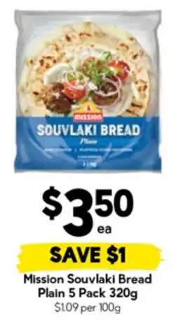 Drakes Mission Souvlaki Bread Plain offer