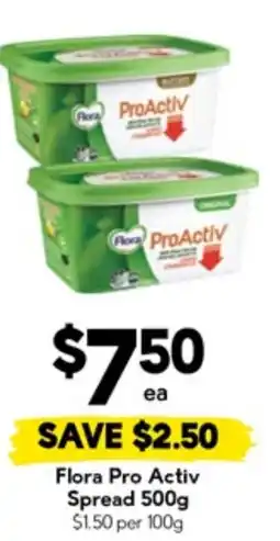Drakes Flora Pro Activ Spread offer