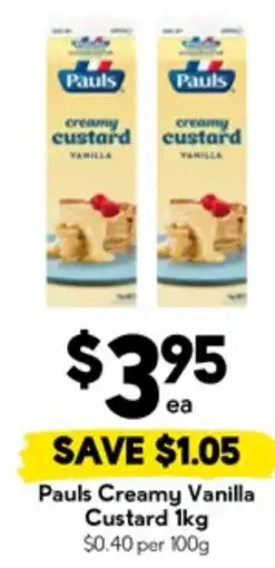 Drakes Pauls Creamy Vanilla Custard offer