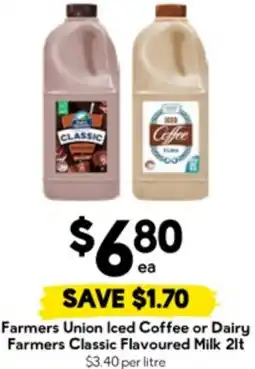 Drakes Iced Coffee or Dairy Farmers Classic Flavoured Milk offer