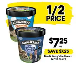 Drakes Ben & Jerry's Ice Cream offer