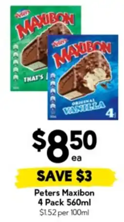 Drakes Peters Maxibon offer