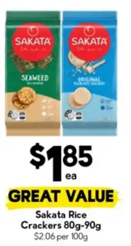 Drakes Sakata Rice Crackers offer