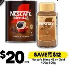 Drakes Nescafe Blend 43 or Gold offer
