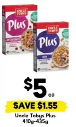 Drakes Uncle Tobys Plus offer