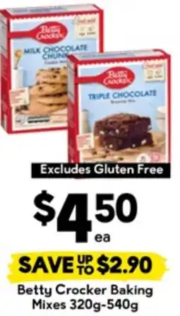 Drakes Betty Crocker Baking Mixes offer