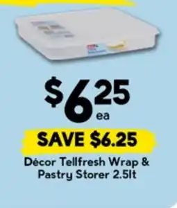 Drakes Décor Tellfresh Wrap & Pastry Storer offer