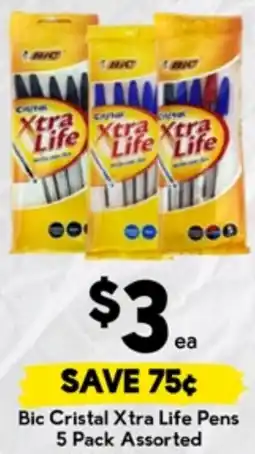 Drakes Bic Cristal Xtra Life Pens offer
