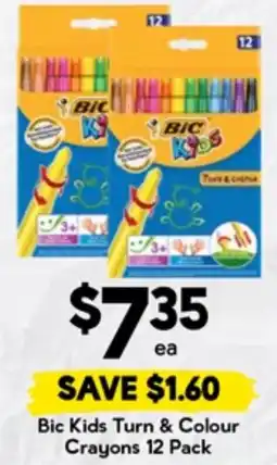 Drakes Bic Kids Turn & Colour Crayons offer