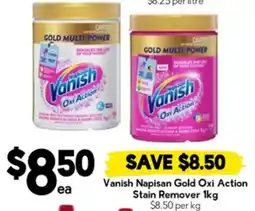 Drakes Vanish Napisan Gold Oxi Action Stain Remover offer