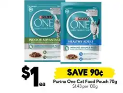Drakes Purina One Cat Food Pouch offer