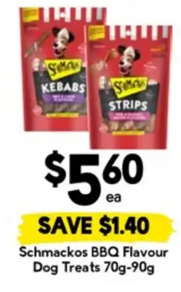 Drakes Schmackos BBQ Flavour Dog Treats offer