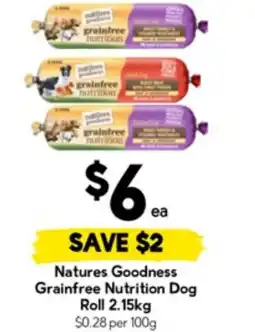 Drakes Natures Goodness Grainfree Nutrition Dog Roll offer